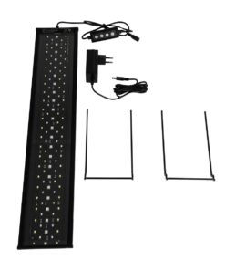 GLOBOSTAR® AQUARIUS 79680 Φωτιστικό Ενυδρείου με Ενσωματωμένο Χειριστήριο LED 19W 950lm 120° AC 220-240V Αδιάβροχο IP44 Πολύχρωμο RGBW Dimmable – Sanan SMD Chip – Μαύρο – Μ60 x Π11 x Υ3cm – 2 Χρόνια Εγγύηση