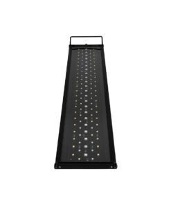 GLOBOSTAR® AQUARIUS 79680 Φωτιστικό Ενυδρείου με Ενσωματωμένο Χειριστήριο LED 19W 950lm 120° AC 220-240V Αδιάβροχο IP44 Πολύχρωμο RGBW Dimmable – Sanan SMD Chip – Μαύρο – Μ60 x Π11 x Υ3cm – 2 Χρόνια Εγγύηση