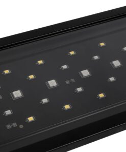 GLOBOSTAR® AQUARIUS 79680 Φωτιστικό Ενυδρείου με Ενσωματωμένο Χειριστήριο LED 19W 950lm 120° AC 220-240V Αδιάβροχο IP44 Πολύχρωμο RGBW Dimmable – Sanan SMD Chip – Μαύρο – Μ60 x Π11 x Υ3cm – 2 Χρόνια Εγγύηση