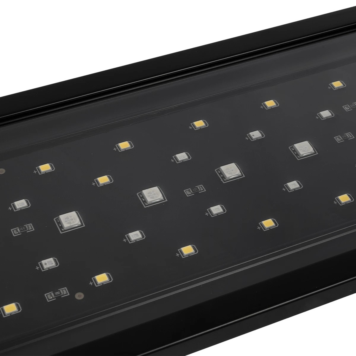 GLOBOSTAR® AQUARIUS 79680 Φωτιστικό Ενυδρείου με Ενσωματωμένο Χειριστήριο LED 19W 950lm 120° AC 220-240V Αδιάβροχο IP44 Πολύχρωμο RGBW Dimmable – Sanan SMD Chip – Μαύρο – Μ60 x Π11 x Υ3cm – 2 Χρόνια Εγγύηση