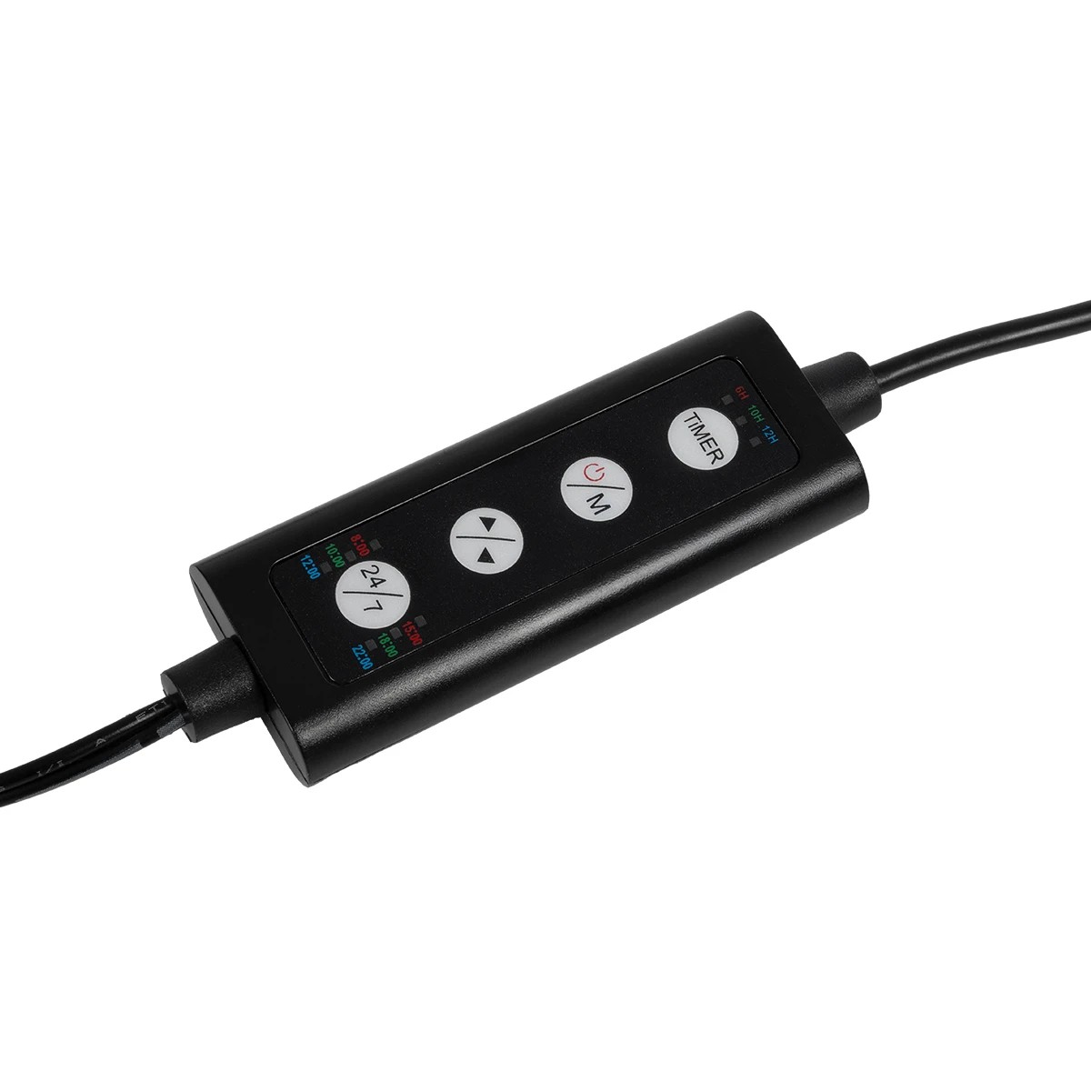 GLOBOSTAR® AQUARIUS 79680 Φωτιστικό Ενυδρείου με Ενσωματωμένο Χειριστήριο LED 19W 950lm 120° AC 220-240V Αδιάβροχο IP44 Πολύχρωμο RGBW Dimmable – Sanan SMD Chip – Μαύρο – Μ60 x Π11 x Υ3cm – 2 Χρόνια Εγγύηση