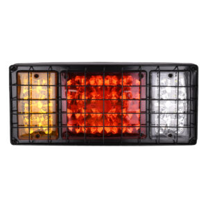 GLOBOSTAR® TAILIGHT 79928 Πίσω Φανάρι Οχημάτων LED 18W 900lm 140° DC 12V Αδιάβροχο IP65 Πορτοκαλί & Κόκκινο & Ψυχρό Λευκό 6000Κ – Μ33.5 x Π5 x Υ15cm – 1 Χρόνο Εγγύηση