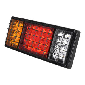 GLOBOSTAR® TAILIGHT 79928 Πίσω Φανάρι Οχημάτων LED 18W 900lm 140° DC 12V Αδιάβροχο IP65 Πορτοκαλί & Κόκκινο & Ψυχρό Λευκό 6000Κ – Μ33.5 x Π5 x Υ15cm – 1 Χρόνο Εγγύηση