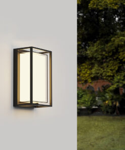it-Lighting Isabella LED 12W 3000K Outdoor Wall Lamp Black D:100x145x245mm (80205511)