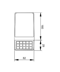 it-Lighting Annecy LED 2W 2700K | 6500K Solar Outdoor Wall Lamp Black D:160x82x29 mm (80206910S)