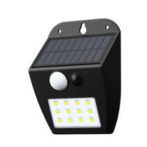 it-Lighting Meribel LED 2W 3000K Solar Outdoor Wall Lamp Black D:130x10x50mm (80207011S)