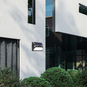 it-Lighting Teal LED 10W Solar Outdoor Wall Lamp Black D:255 x 181mm (80207111S)