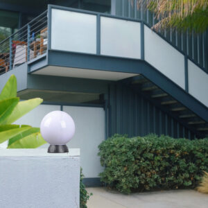 it-Lighting Evelyn Outdoor Wall Lamp Black 1xE27 D:200x200x235mm (80300914)