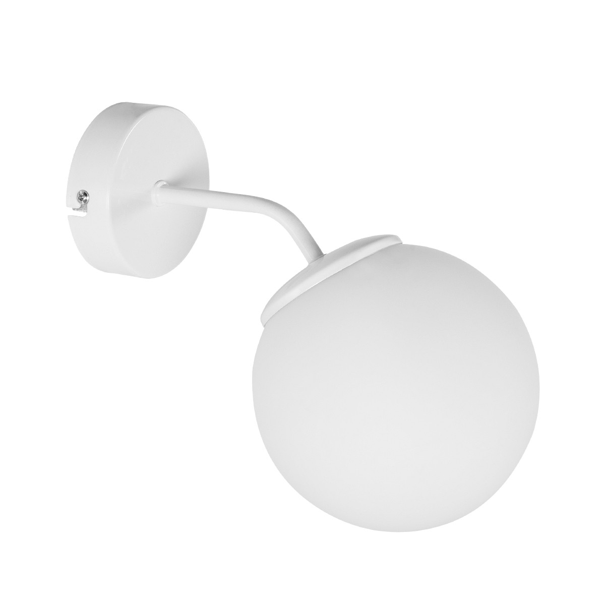 GLOBOSTAR® DALPH 203-0035 Vintage Φωτιστικό Τοίχου – Απλίκα με Ντουί 1 x E27 AC 220-240V IP20 – Λευκό – M15 x Π25 x Υ22cm