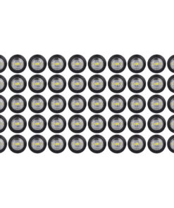 GloboStar® 85307 Πακέτο 50 Τεμάχια Φώτα Όγκου για Φορτηγά BULLET PIN LED SMD 5730 1W / Τεμ. 100lm DC 24V Αδιάβροχα IP65 Ψυχρό Λευκό 6000K