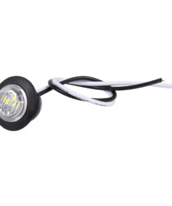 GloboStar® 85307 Πακέτο 50 Τεμάχια Φώτα Όγκου για Φορτηγά BULLET PIN LED SMD 5730 1W / Τεμ. 100lm DC 24V Αδιάβροχα IP65 Ψυχρό Λευκό 6000K