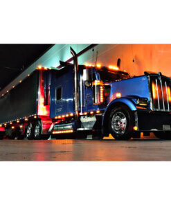 GloboStar® 85307 Πακέτο 50 Τεμάχια Φώτα Όγκου για Φορτηγά BULLET PIN LED SMD 5730 1W / Τεμ. 100lm DC 24V Αδιάβροχα IP65 Ψυχρό Λευκό 6000K