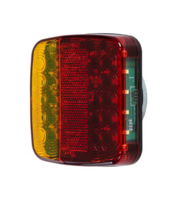 GloboStar® 85339 Ζευγάρι Ασύρματα Επαναφορτιζόμενα Φανάρια για Τρέιλερ LED 150W με Μαγνήτη & Επαναφορτιζόμενη Μπαταρία 2000mAh – Ασύρματος Πομπός & Δέκτης RF 2.4Ghz – Κόκκινο – Πορτοκαλί – Λευκό – Αδιάβροχα IP65 – Μ11 x Π11 x Υ5cm – 1 Χρόνο Εγγύηση