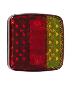 GloboStar® 85339 Ζευγάρι Ασύρματα Επαναφορτιζόμενα Φανάρια για Τρέιλερ LED 150W με Μαγνήτη & Επαναφορτιζόμενη Μπαταρία 2000mAh – Ασύρματος Πομπός & Δέκτης RF 2.4Ghz – Κόκκινο – Πορτοκαλί – Λευκό – Αδιάβροχα IP65 – Μ11 x Π11 x Υ5cm – 1 Χρόνο Εγγύηση