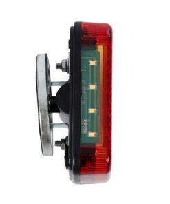 GloboStar® 85339 Ζευγάρι Ασύρματα Επαναφορτιζόμενα Φανάρια για Τρέιλερ LED 150W με Μαγνήτη & Επαναφορτιζόμενη Μπαταρία 2000mAh – Ασύρματος Πομπός & Δέκτης RF 2.4Ghz – Κόκκινο – Πορτοκαλί – Λευκό – Αδιάβροχα IP65 – Μ11 x Π11 x Υ5cm – 1 Χρόνο Εγγύηση