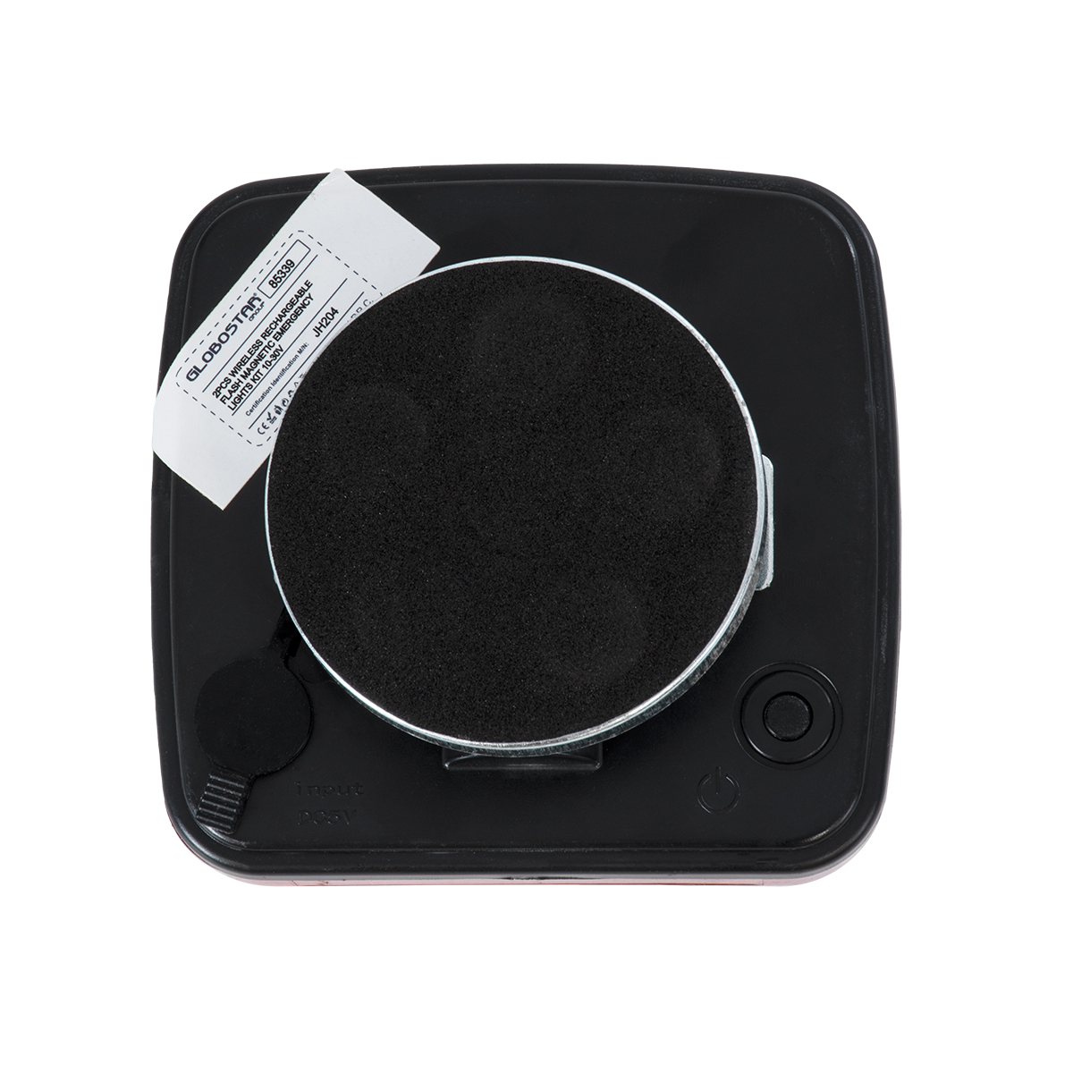 GloboStar® 85339 Ζευγάρι Ασύρματα Επαναφορτιζόμενα Φανάρια για Τρέιλερ LED 150W με Μαγνήτη & Επαναφορτιζόμενη Μπαταρία 2000mAh – Ασύρματος Πομπός & Δέκτης RF 2.4Ghz – Κόκκινο – Πορτοκαλί – Λευκό – Αδιάβροχα IP65 – Μ11 x Π11 x Υ5cm – 1 Χρόνο Εγγύηση