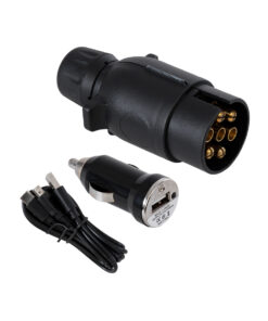 GloboStar® 85339 Ζευγάρι Ασύρματα Επαναφορτιζόμενα Φανάρια για Τρέιλερ LED 150W με Μαγνήτη & Επαναφορτιζόμενη Μπαταρία 2000mAh – Ασύρματος Πομπός & Δέκτης RF 2.4Ghz – Κόκκινο – Πορτοκαλί – Λευκό – Αδιάβροχα IP65 – Μ11 x Π11 x Υ5cm – 1 Χρόνο Εγγύηση