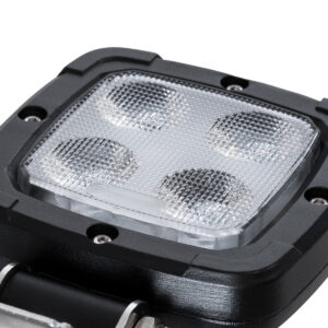 GloboStar® 85399 E4 Mark Vehicle & Forklift Work Lights – Φώτα Εργασίας για Οχήματα Περονοφόρα – Κλάρκ LED 20W DC 10-80V Αδιάβροχο IP67 Ψυχρό Λευκό 6000K Μ11 x Π11 x Υ5cm
