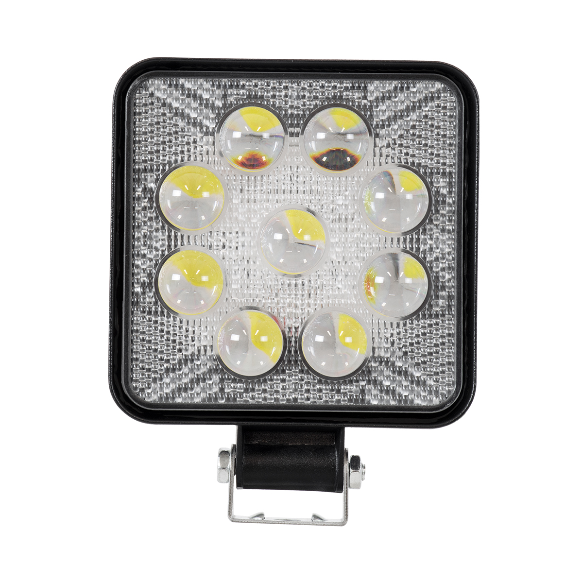 GloboStar® 85404 Vehicle Work Lights – Φώτα Εργασίας για Οχήματα LED 27W DC 10-30V Αδιάβροχο IP67 Ψυχρό Λευκό 6000K Μ14 x Π11 x Υ2.2cm