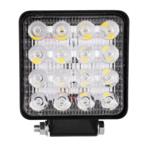 GLOBOSTAR® WORKPRO 85407 Προβολάκι LED 48W 4800lm 45° DC 10-30V Αδιάβροχο IP65 Ψυχρό Λευκό 6000K – CREE XBD Chip – Μ10.8 x Π3.2 x Υ12.8cm – 2 Χρόνια Εγγύηση