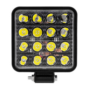 GLOBOSTAR® WORKPRO 85409 Προβολάκι LED 48W 4800lm 45° DC 10-30V Αδιάβροχο IP65 Ψυχρό Λευκό 6000K – CREE COB Chip – Μ10.8 x Π3.2 x Υ12.8cm – 2 Χρόνια Εγγύηση