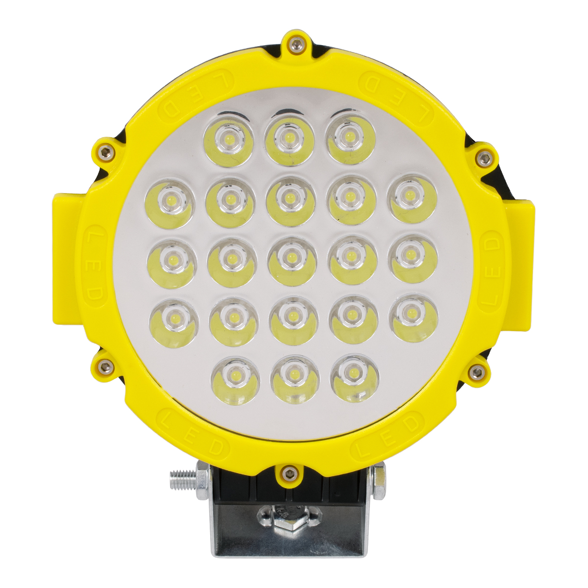 GloboStar® 85411 PRO Series Προβολέας Εργασίας Κίτρινος – Working Light για Αυτοκίνητα & Φορτηγά LED CREE XBD 63W 6300lm DC 10-30V Αδιάβροχος IP65 Ψυχρό Λευκό 6000K