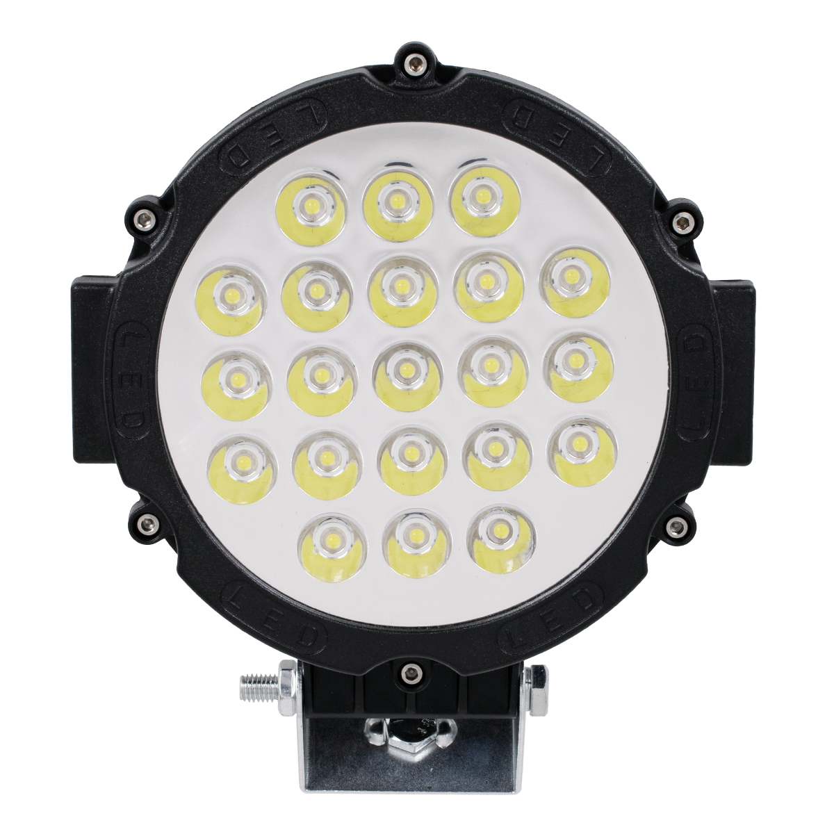 GLOBOSTAR® WORKPRO 85413 Προβολάκι LED 63W 6300lm 45° DC 10-30V Αδιάβροχο IP65 Ψυχρό Λευκό 6000K – CREE XBD Chip – Μ17.5x Π4.5 x Υ18cm – 2 Χρόνια Εγγύηση