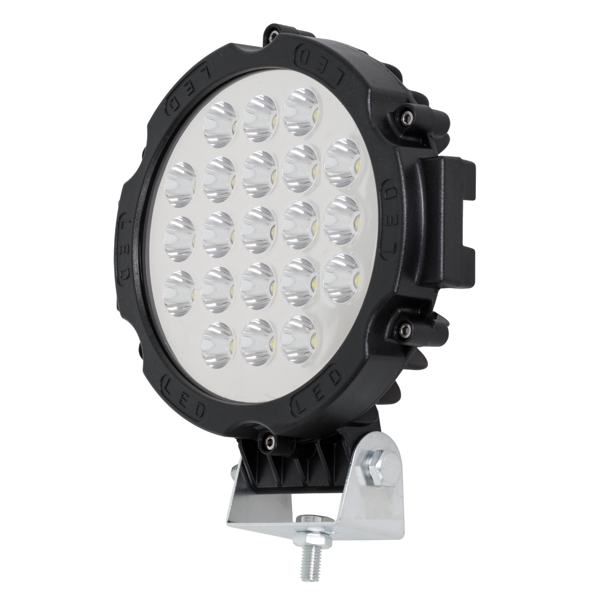 GLOBOSTAR® WORKPRO 85413 Προβολάκι LED 63W 6300lm 45° DC 10-30V Αδιάβροχο IP65 Ψυχρό Λευκό 6000K – CREE XBD Chip – Μ17.5x Π4.5 x Υ18cm – 2 Χρόνια Εγγύηση