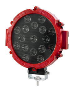 GloboStar® 85422 Vehicle & Forklift Work Lights – Φώτα Εργασίας για Οχήματα Περονοφόρα – Κλάρκ LED 45W DC 9-80V Αδιάβροχο IP67 Μαύρο Κόκκινο Μ20 x Π18 x Υ5cm