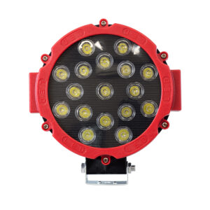 GloboStar® 85422 Vehicle & Forklift Work Lights – Φώτα Εργασίας για Οχήματα Περονοφόρα – Κλάρκ LED 45W DC 9-80V Αδιάβροχο IP67 Μαύρο Κόκκινο Μ20 x Π18 x Υ5cm