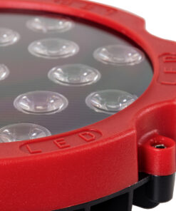 GloboStar® 85422 Vehicle & Forklift Work Lights – Φώτα Εργασίας για Οχήματα Περονοφόρα – Κλάρκ LED 45W DC 9-80V Αδιάβροχο IP67 Μαύρο Κόκκινο Μ20 x Π18 x Υ5cm