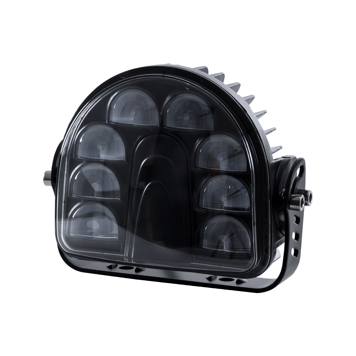 GloboStar® 85423 E9 Mark Forklift Safety Lights – Φώτα Προειδοποίησης & Διαγράμμισης Ασφαλείας για Περονοφόρα – Κλάρκ LED 24W DC 9-80V Αδιάβροχο IP67 Κόκκινο Μ14 x Π14.5 x Υ6cm