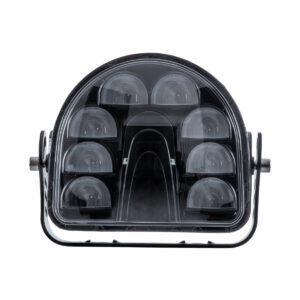 GloboStar® 85423 E9 Mark Forklift Safety Lights – Φώτα Προειδοποίησης & Διαγράμμισης Ασφαλείας για Περονοφόρα – Κλάρκ LED 24W DC 9-80V Αδιάβροχο IP67 Κόκκινο Μ14 x Π14.5 x Υ6cm