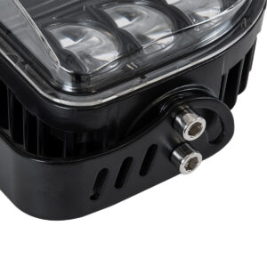GloboStar® 85423 E9 Mark Forklift Safety Lights – Φώτα Προειδοποίησης & Διαγράμμισης Ασφαλείας για Περονοφόρα – Κλάρκ LED 24W DC 9-80V Αδιάβροχο IP67 Κόκκινο Μ14 x Π14.5 x Υ6cm
