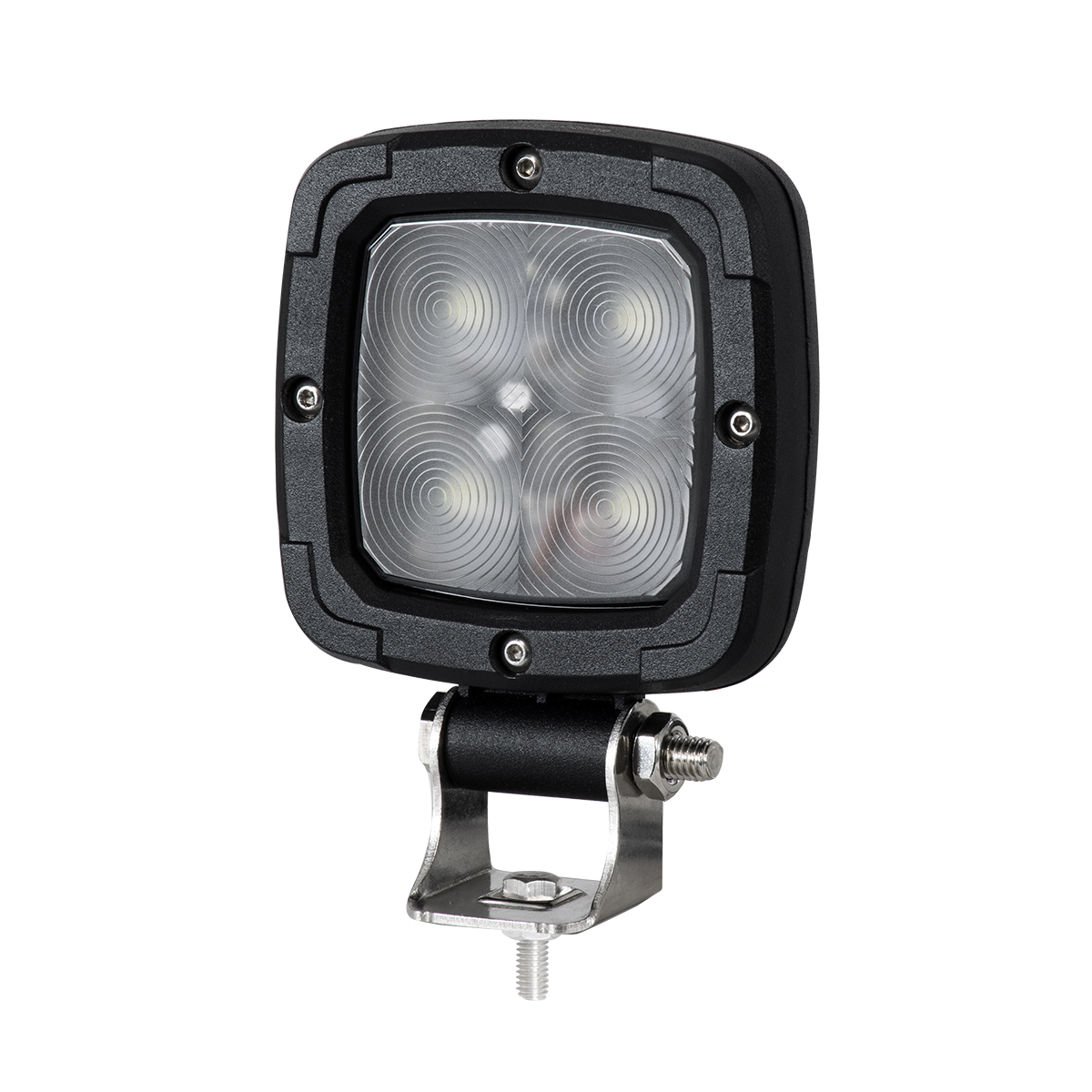 GloboStar® 85427 E4 Mark Vehicle & Forklift Work Lights – Φώτα Εργασίας για Οχήματα Περονοφόρα – Κλάρκ LED 20W DC 10-30V Αδιάβροχο IP67 Ψυχρό Λευκό 6000K Μ14 x Π9.5 x Υ3cm