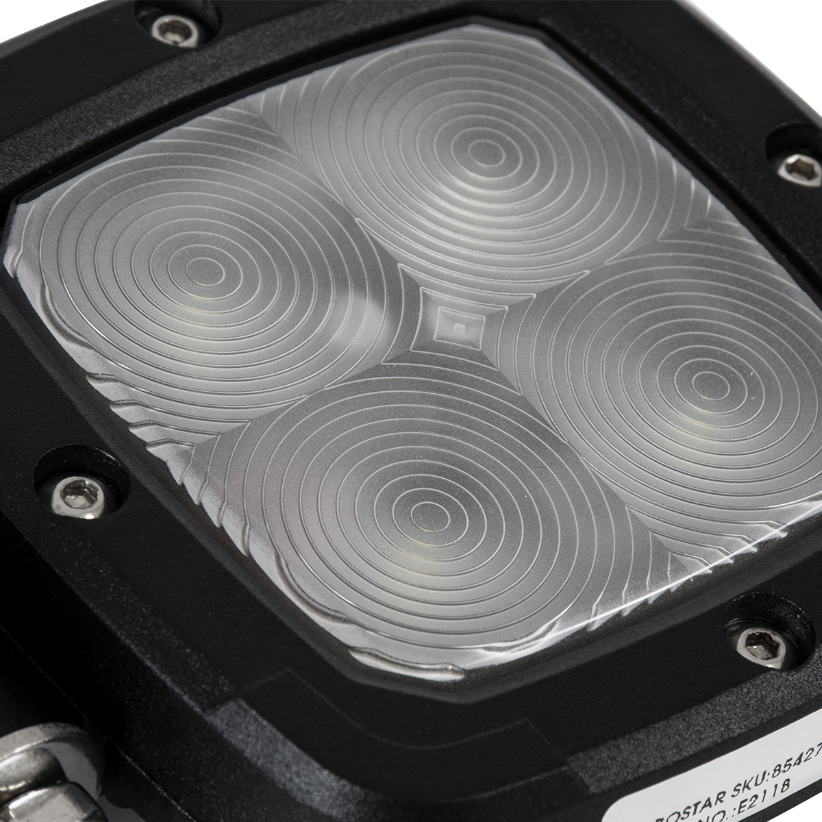 GloboStar® 85427 E4 Mark Vehicle & Forklift Work Lights – Φώτα Εργασίας για Οχήματα Περονοφόρα – Κλάρκ LED 20W DC 10-30V Αδιάβροχο IP67 Ψυχρό Λευκό 6000K Μ14 x Π9.5 x Υ3cm