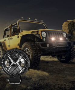 GloboStar® 85438 Vehicle & JEEP Work Lights – Φώτα Εργασίας για Οχήματα και JEEP με X Light DRL & Φλας LED High Power 45W DC 9-36V Αδιάβροχo IP67 Πορτοκαλί & Ψυχρό Λευκό 6000K M17 x Π8 x Υ21cm