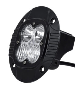 GloboStar® 85444 PRO Series Χωνευτός Προβολέας Εργασίας – Φώτα Ημέρας – Working Light – DRL για Αυτοκίνητα & Φορτηγά LED CREE XBD 20W 2000lm DC 10-30V Αδιάβροχο IP65 Ψυχρό Λευκό 6000K & RGB