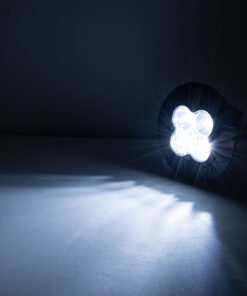 GloboStar® 85444 PRO Series Χωνευτός Προβολέας Εργασίας – Φώτα Ημέρας – Working Light – DRL για Αυτοκίνητα & Φορτηγά LED CREE XBD 20W 2000lm DC 10-30V Αδιάβροχο IP65 Ψυχρό Λευκό 6000K & RGB