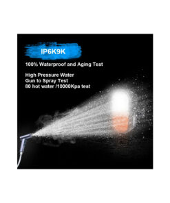 GloboStar® 85455 E57 Mark Σετ 2 x Φανάρια για TOYOTA & UNIVERSAL FORKLIFT Βασικού Φωτισμού για Οχήματα Περονοφόρα – Κλάρκ με Φλας LED 40W DC 10-80V Αδιάβροχα IP6K9K Πορτοκαλί & Ψυχρό Λευκό 6000K Μ20 x Π8 x Υ12cm