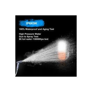 GloboStar® 85455 E57 Mark Σετ 2 x Φανάρια για TOYOTA & UNIVERSAL FORKLIFT Βασικού Φωτισμού για Οχήματα Περονοφόρα – Κλάρκ με Φλας LED 40W DC 10-80V Αδιάβροχα IP6K9K Πορτοκαλί & Ψυχρό Λευκό 6000K Μ20 x Π8 x Υ12cm