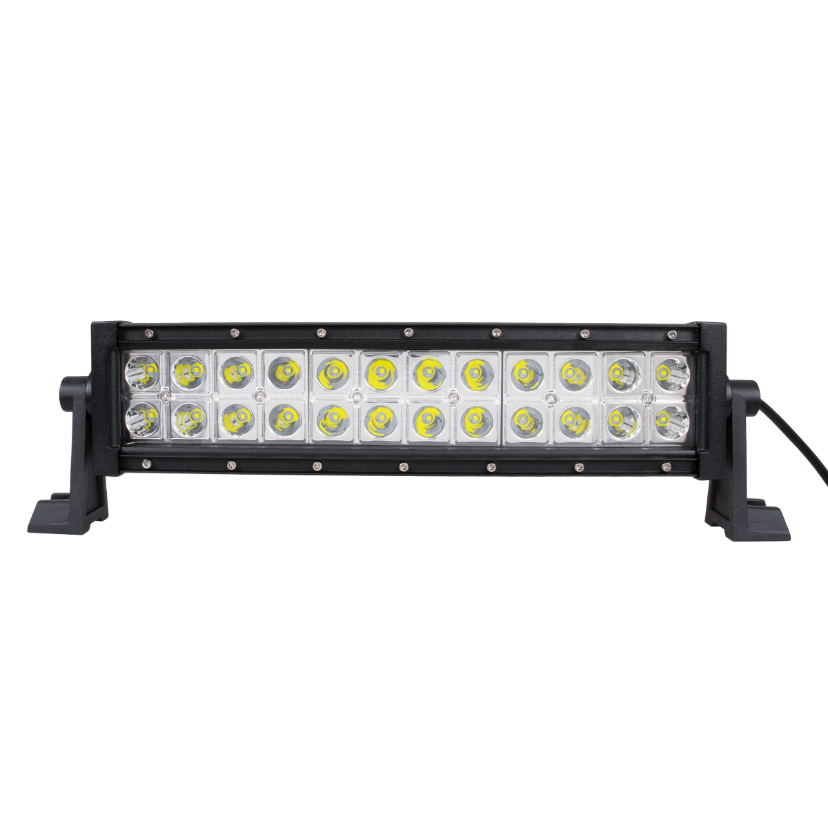 GloboStar® 85461 PRO Series Μπάρα Ίσια – Straight για Αυτοκίνητα & Φορτηγά LED CREE XBD 72W 7200lm DC 10-30V Αδιάβροχη IP65 Ψυχρό Λευκό 6000K