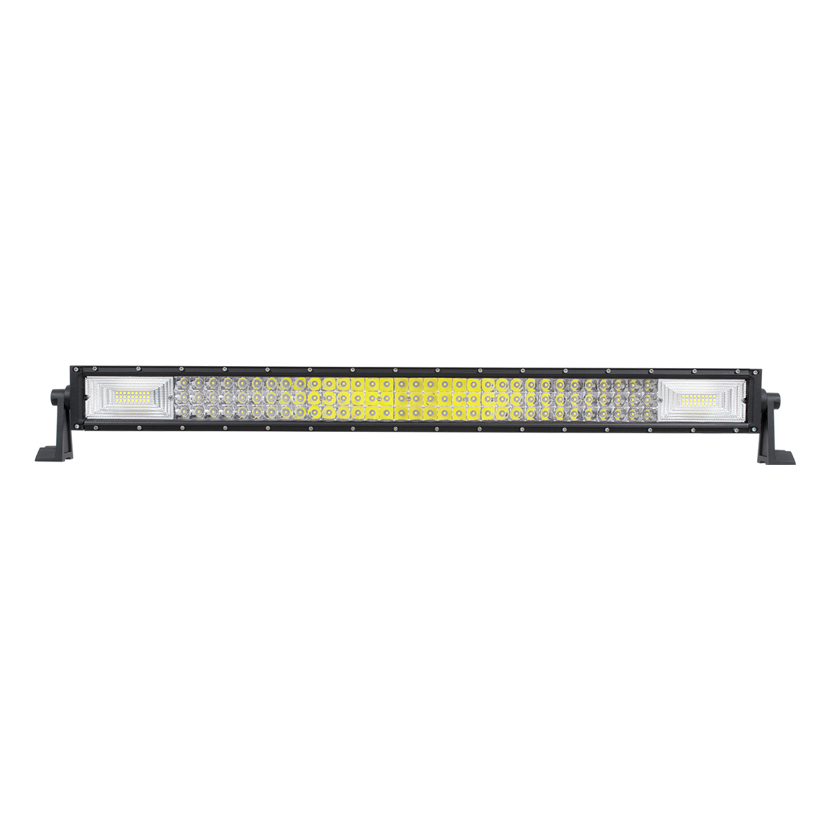 GloboStar® 85483 PRO Series Μπάρα Ίσια – Straight TRI-ROW 7D για Αυτοκίνητα & Φορτηγά LED CREE XBD 405W 40500lm 15° & 60° DC 10-30V Αδιάβροχη IP65 Ψυχρό Λευκό 6000K