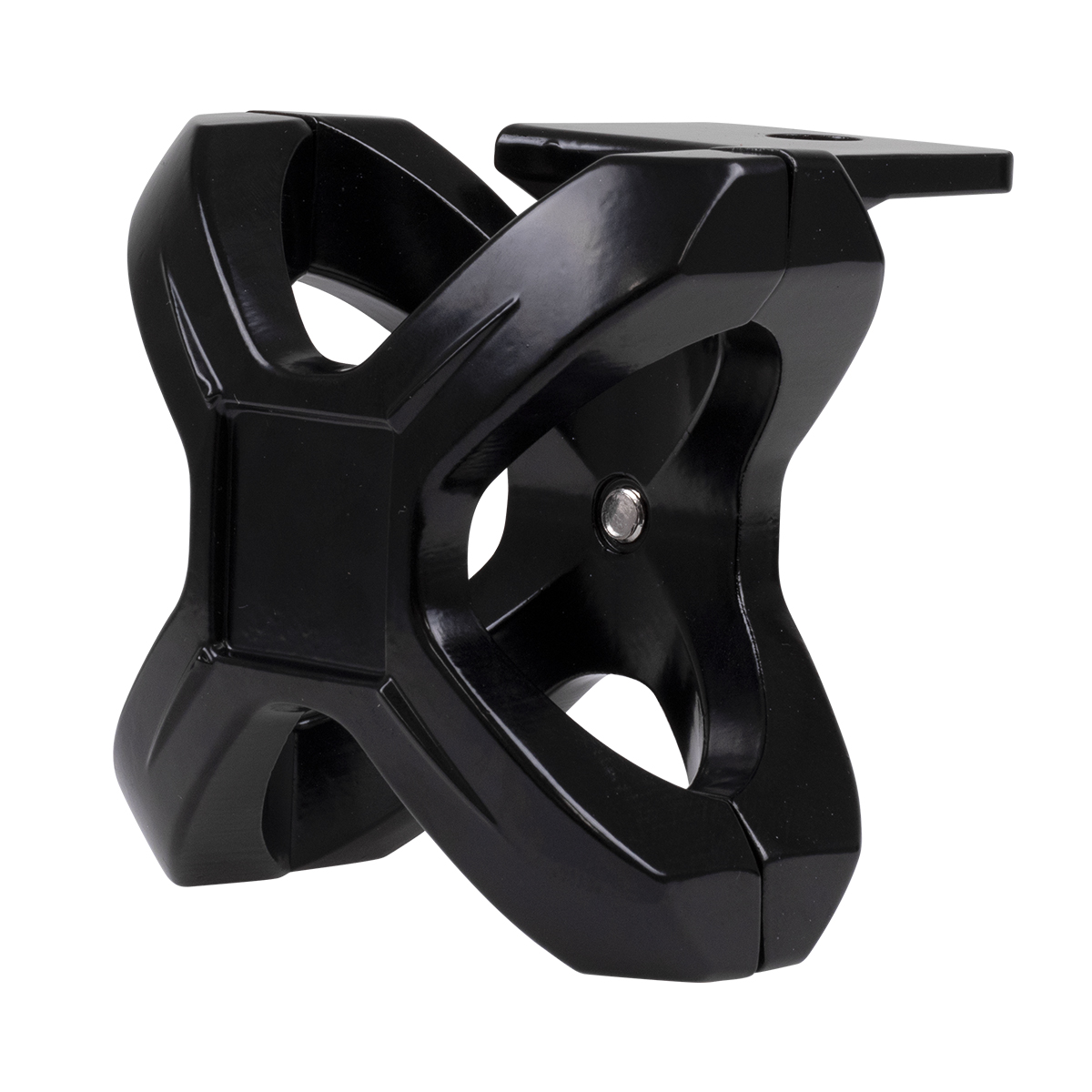 GloboStar® 85556 ΣΕΤ 2 Βάσεις Στήριξης για Μπάρες – Προβολάκια LED Rollbar JEEP BAR Holder – Brackets – 2.25″ έως 3″ Inches Universal