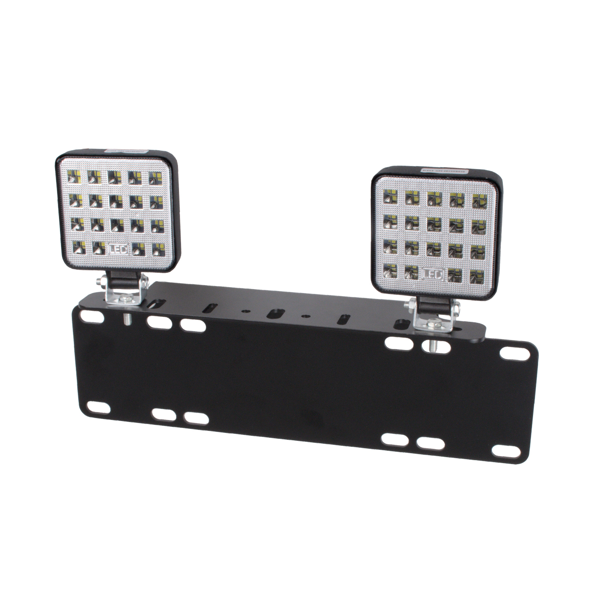 GloboStar® 85561 Βάση για Μπάρα η Προβολάκια Εργασίας LED με Θέση για Πινακίδα Αυτοκινήτου – Universal