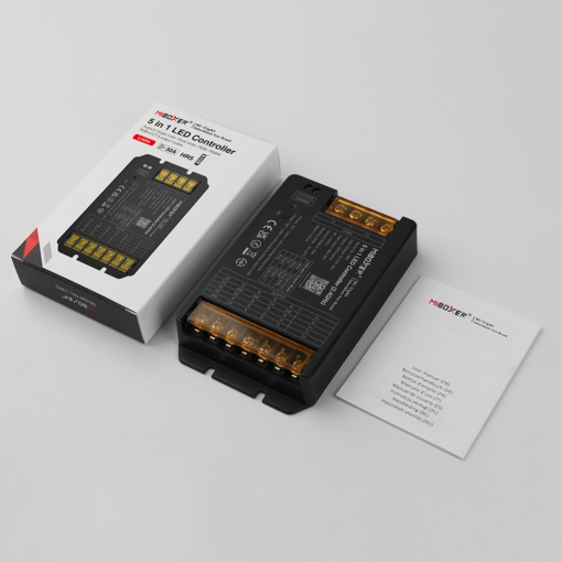 MiBoxer RF Controller/Dimmer για Ταινίες LED 12V/24V/48V 360W/720W/1440W Μονόχρωμες/CCT/RGB/RGBW/RGB+CCT ACA – A-HR5