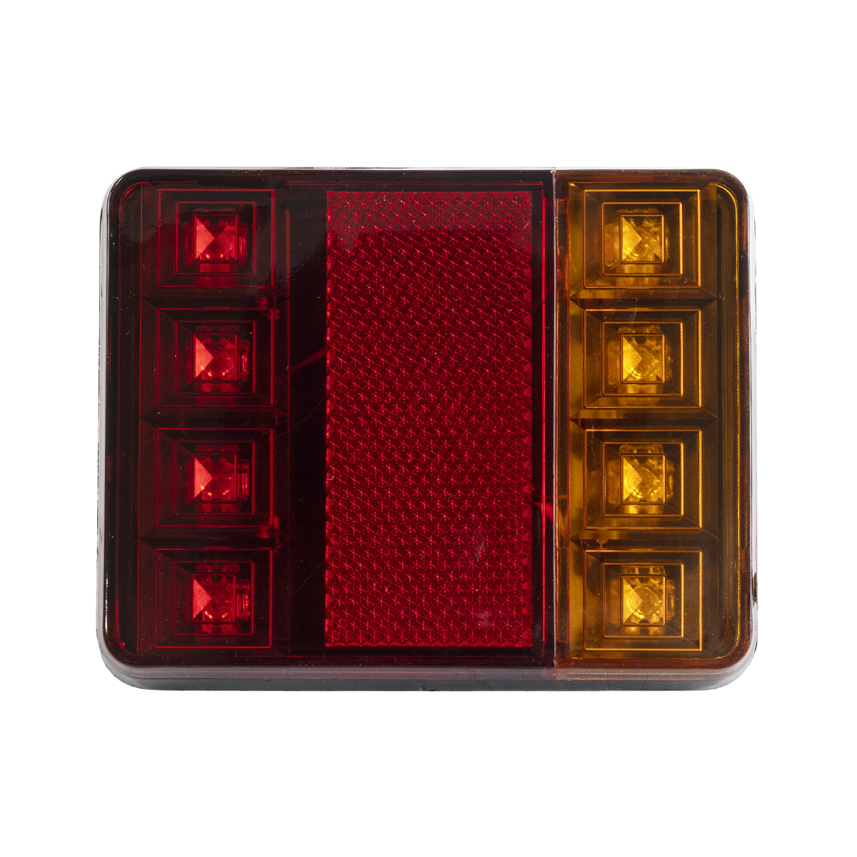 GLOBOSTAR® TAILIGHT 79931 Πίσω Φανάρι Οχημάτων LED 9W 450lm 140° DC 12V Αδιάβροχο IP65 Πορτοκαλί & Κόκκινο & Ψυχρό Λευκό 6000K – Μ12 x Π9.5 x Υ2cm – Πακέτο 2 Τεμαχίων – 1 Χρόνο Εγγύηση