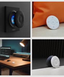 MiBoxer K2 Mini Περιστροφικό Τηλεχειριστήριο RF Επίτοιχο 1 Ζώνης για Μονόχρωμες + CCT Ταινίες ACA – A-K2-B