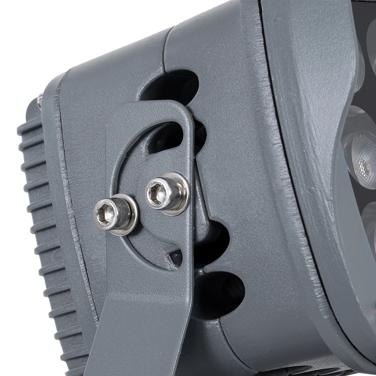 GLOBOSTAR® FLOODXENA 90121 Προβολέας Σποτ Wall Washer LED 12W 1320lm 10° AC 220-240V Αδιάβροχο IP65 Θερμό Λευκό 2700K – Bridgelux SMD Chip – Γκρι Ανθρακί – Μ13.5 x Π11.5 x Υ15cm – 3 Χρόνια Εγγύηση