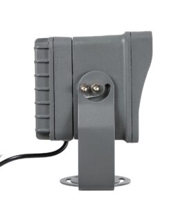 GLOBOSTAR® FLOODXENA 90128 Προβολέας Σποτ Wall Washer LED 24W 2640lm 10° AC 220-240V Αδιάβροχο IP65 Θερμό Λευκό 2700K – Bridgelux SMD Chip – Γκρι Ανθρακί – Μ18 x Π13.5 x Υ18cm – 3 Χρόνια Εγγύηση